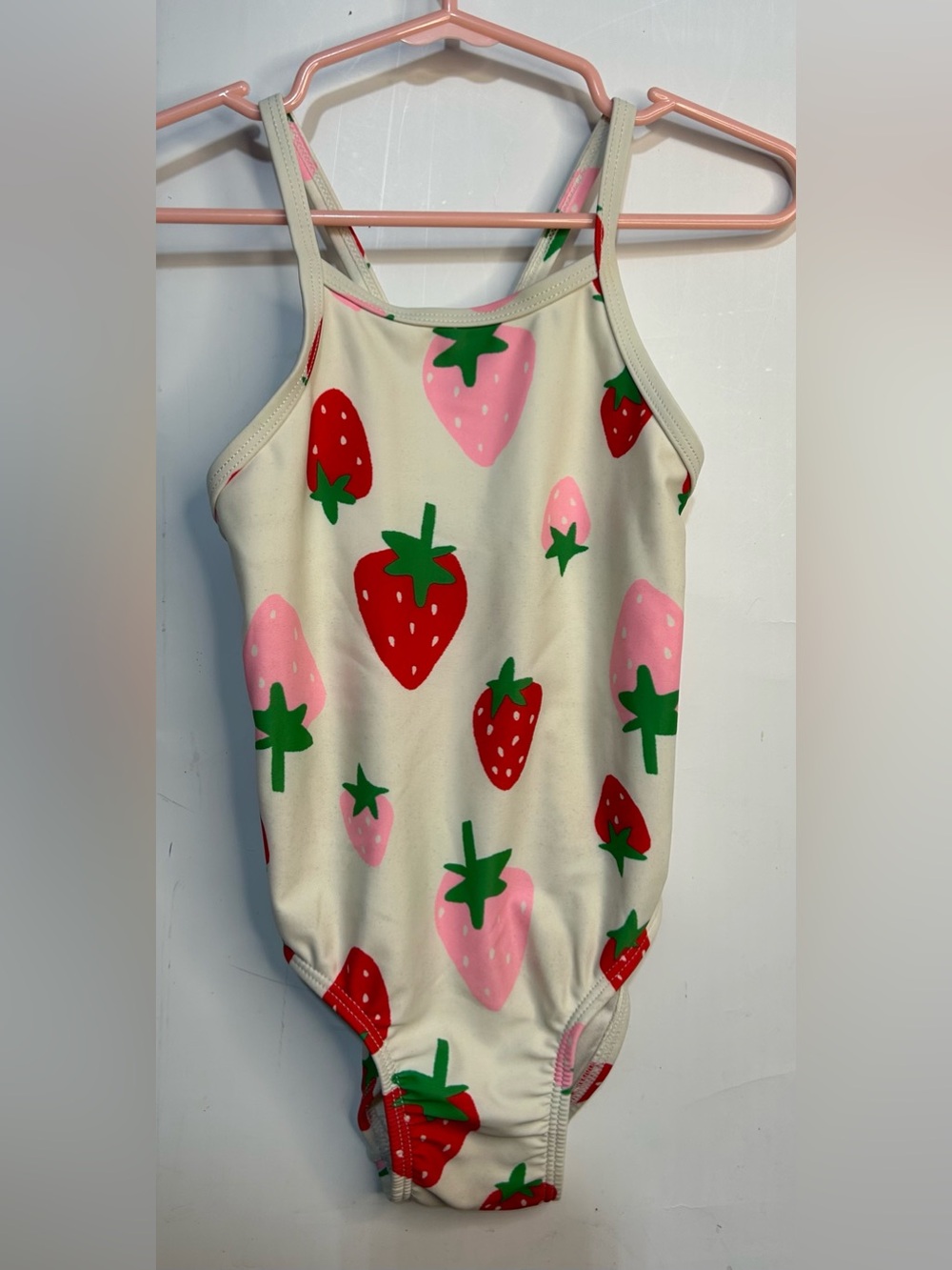Old Navy Strawberry Print One Piece Swimsuit 2T